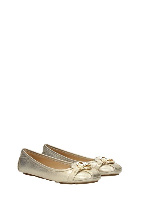 michael kors gold flats